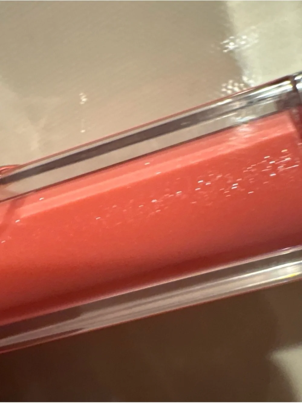 Dior Pink Shimmer Lip Gloss